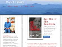 Tablet Screenshot of markpinsky.com